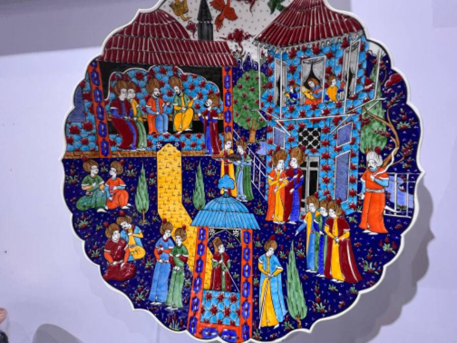 土耳其等国手绘陶瓷尽展异域风情,来文旅博览会开眼界淘宝贝